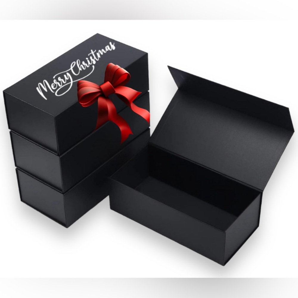 NEW Ditwis Luxury 4 Pack 12x6x4 Inches Gift Boxes with Magnetic Closure Lids - Picture 1 of 7